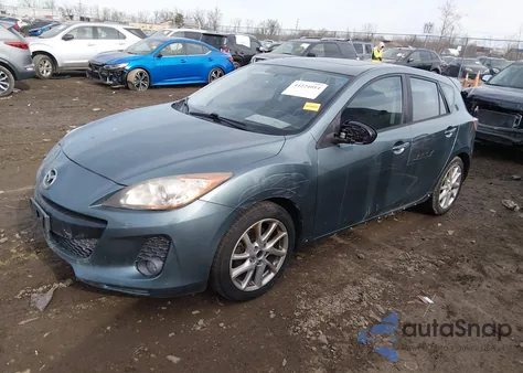 2012 Mazda Mazda3 S Touring z USA, uszkodzony, nr VIN JM1BL1L67C1505134